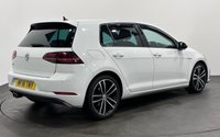 USED 2018 18 VOLKSWAGEN GOLF 2.0 TDI GTD Hatchback 5dr Diesel DSG Euro 6 (s/s) (184 ps) Striking High Gloss Pure White , Jacara Cloth Interior , Heated Seats , Adaptive  Cruise Control , Active information display