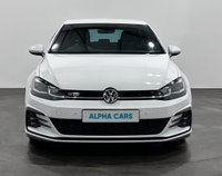 USED 2018 18 VOLKSWAGEN GOLF 2.0 TDI GTD Hatchback 5dr Diesel DSG Euro 6 (s/s) (184 ps) Striking High Gloss Pure White , Jacara Cloth Interior , Heated Seats , Adaptive  Cruise Control , Active information display