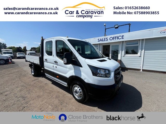 View our Ford Transit 2.0 350 EcoBlue Leader Tipper Double Cab 4dr Diesel Manual RWD L3 Euro 6 (s/s) (130 ps)