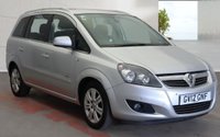 USED 2012 12 VAUXHALL ZAFIRA 1.6 16V Design MPV 5dr Petrol Manual Euro 5 (SNav) (115 ps) 1.6L,12MONTHMOT, SERVICED,  2OWNERS, STRONG, RELIABLE,CHEAPTOINSURE,CHEAPTAX,PRACTICAL, 7SEATER