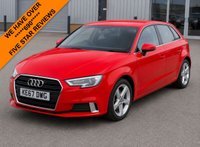 USED 2017 67 AUDI A3 1.5 TFSI CoD Sport Sportback 5dr Petrol S Tronic Euro 6 (s/s) (150 ps) 12 MONTH MOT - 2 KEYS