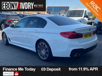 USED 2017 17 BMW 5 SERIES 2.0 520d M Sport Saloon 4dr Diesel Auto Euro 6 (s/s) (190 ps) 2 KEYS, BOOK PACK, GREAT SERVICE HISTORY AND A MINIMUM OF 9 MONTHS MOT