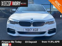 USED 2017 17 BMW 5 SERIES 2.0 520d M Sport Saloon 4dr Diesel Auto Euro 6 (s/s) (190 ps) 2 KEYS, BOOK PACK, GREAT SERVICE HISTORY AND A MINIMUM OF 9 MONTHS MOT