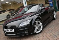 USED 2014 14 AUDI TT 1.8TFSi S-LINE ROADSTER 6-SPEED 158 BHP MMI Navigation / Heated Seats
