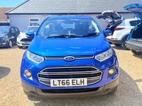 USED 2016 66 FORD ECOSPORT 1.5 Zetec SUV 5dr Petrol Manual 2WD Euro 5 (112 ps) Low Mileage, 1 owner and a FSH 9 services