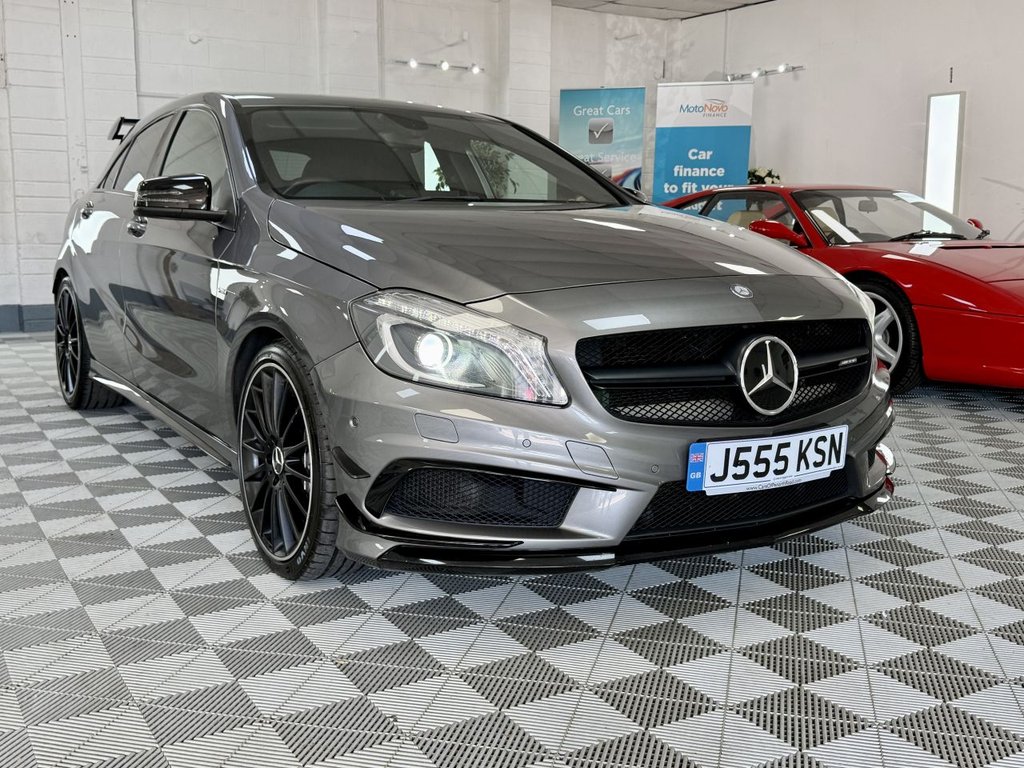 USED 2015 J MERCEDES-BENZ A CLASS 2.0 A45 AMG Hatchback 5dr Petrol SpdS DCT 4MATIC Euro 6 (s/s) (360 ps) 