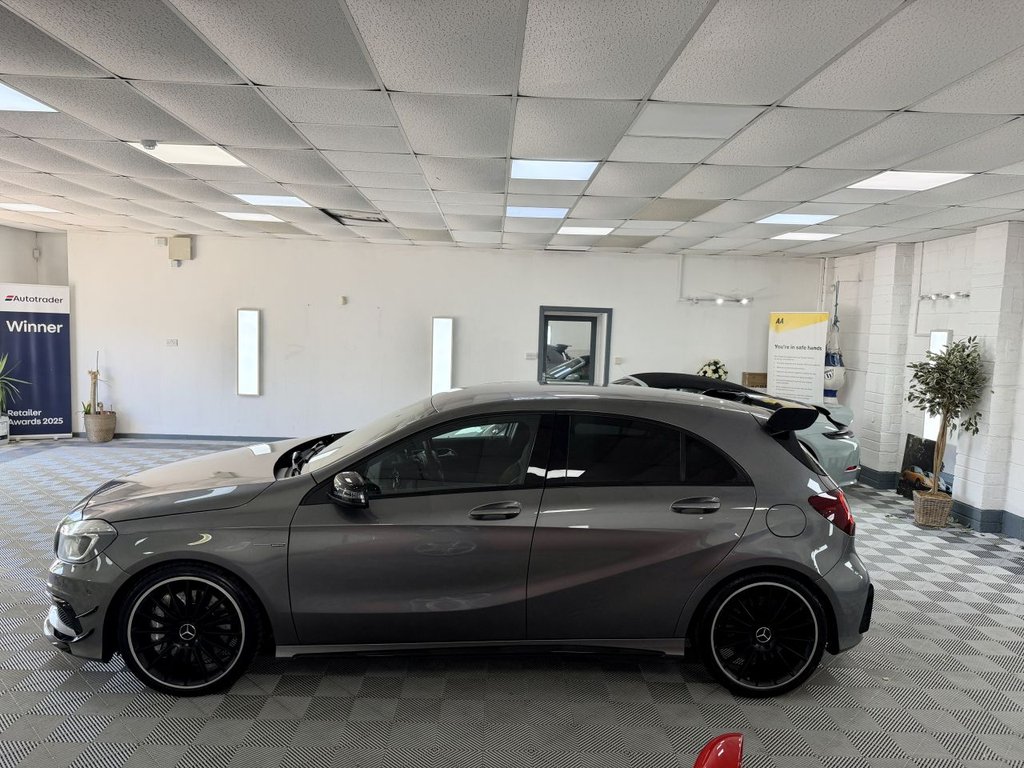 USED 2015 J MERCEDES-BENZ A CLASS 2.0 A45 AMG Hatchback 5dr Petrol SpdS DCT 4MATIC Euro 6 (s/s) (360 ps) 