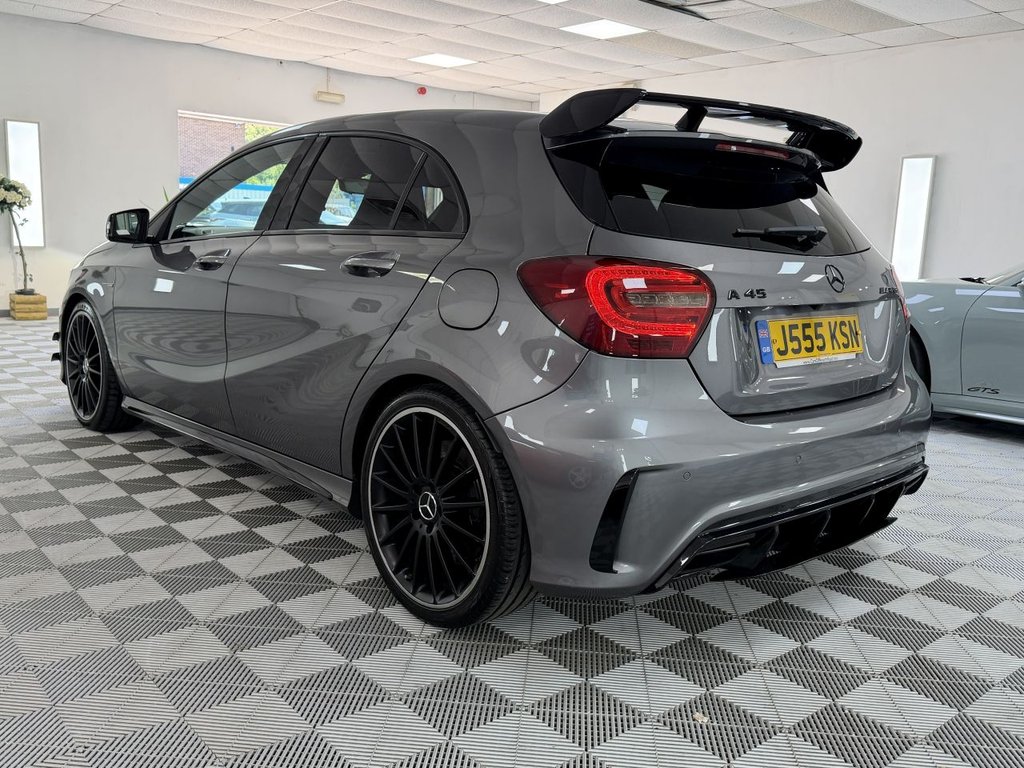 USED 2015 J MERCEDES-BENZ A CLASS 2.0 A45 AMG Hatchback 5dr Petrol SpdS DCT 4MATIC Euro 6 (s/s) (360 ps) 
