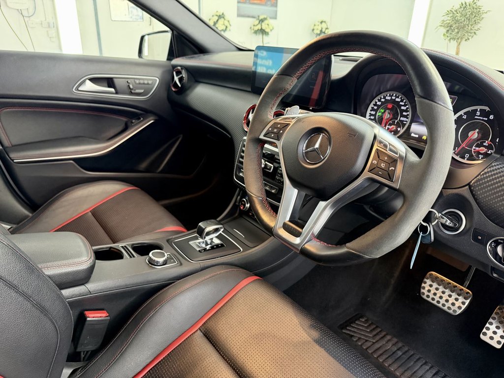 USED 2015 J MERCEDES-BENZ A CLASS 2.0 A45 AMG Hatchback 5dr Petrol SpdS DCT 4MATIC Euro 6 (s/s) (360 ps) 