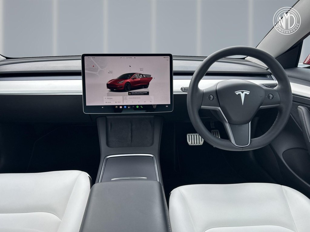 USED 2022 72 TESLA Model 3 (Dual Motor) Performance Auto 4WDE 4dr (Performance Upgrade) 9.9%APR ONE OWNER WHITE INT