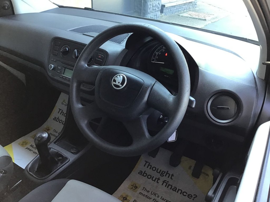 USED 2012 12 SKODA CITIGO 1.0 MPI S Hatchback 5dr Petrol Manual Euro 5 (60 ps) 