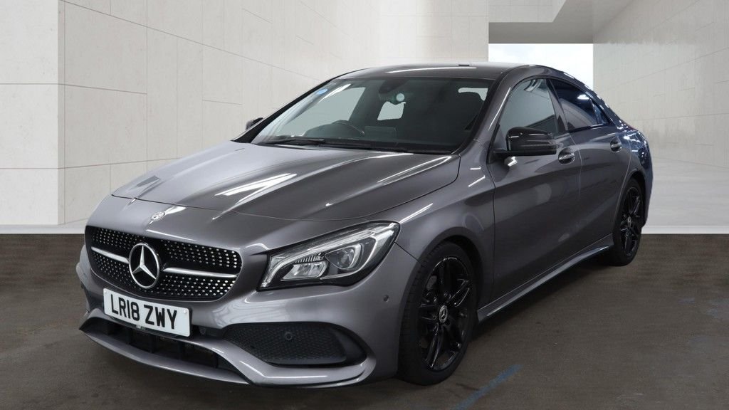 USED 2018 18 MERCEDES-BENZ CLA 2.1 CLA220d AMG Line Coupe 4dr Diesel 7G-DCT Euro 6 (s/s) (177 ps) 2 KEYS / LONG MOT