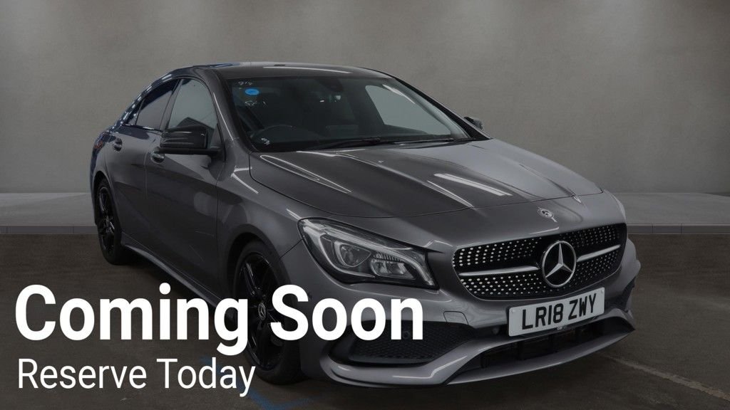 USED 2018 18 MERCEDES-BENZ CLA 2.1 CLA220d AMG Line Coupe 4dr Diesel 7G-DCT Euro 6 (s/s) (177 ps) 2 KEYS / LONG MOT