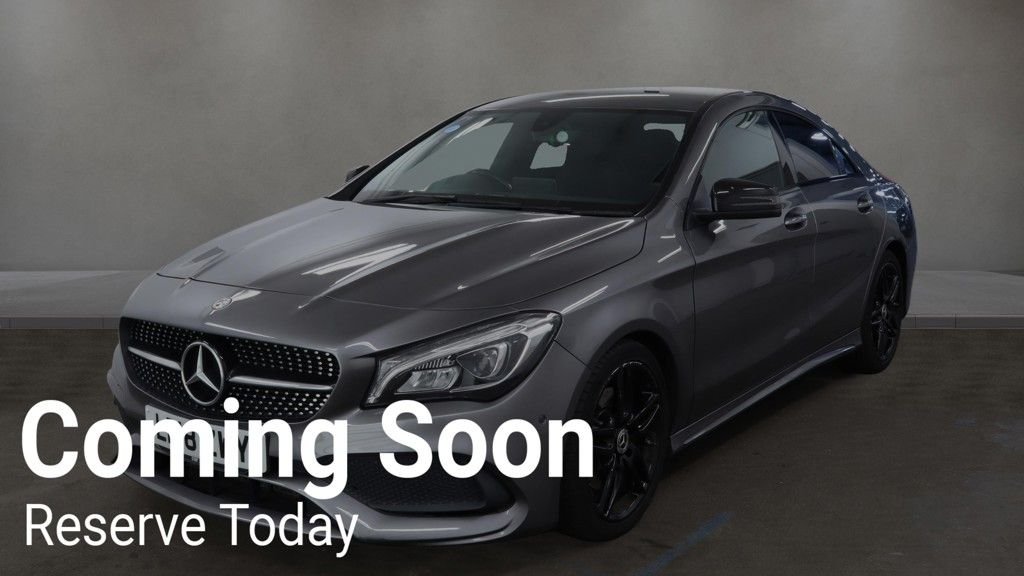 USED 2018 18 MERCEDES-BENZ CLA 2.1 CLA220d AMG Line Coupe 4dr Diesel 7G-DCT Euro 6 (s/s) (177 ps) 2 KEYS / LONG MOT