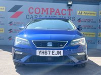 USED 2017 67 SEAT LEON 1.4 TSI FR Technology Hatchback 5dr Petrol Manual Euro 6 (s/s) (125 ps) LOW MILES, HUGE SPEC!!!