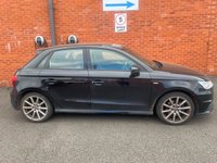 USED 2016 16 AUDI A1 1.4 TFSI S line Sportback 5dr Petrol Manual Euro 6 (s/s) (125 ps) 1/2 LEATHER, 2 FORMER KEEPERS