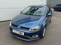 USED 2017 17 VOLKSWAGEN POLO 1.2 TSI BlueMotion Tech Match Hatchback 5dr Petrol DSG Euro 6 (s/s) (90 ps) FULL HISTORY