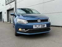 USED 2017 17 VOLKSWAGEN POLO 1.2 TSI BlueMotion Tech Match Hatchback 5dr Petrol DSG Euro 6 (s/s) (90 ps) FULL HISTORY