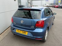 USED 2017 17 VOLKSWAGEN POLO 1.2 TSI BlueMotion Tech Match Hatchback 5dr Petrol DSG Euro 6 (s/s) (90 ps) FULL HISTORY