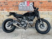 USED 2015 15 DUCATI Scrambler 800 CUSTOM Ferrari Nero Daytona finish