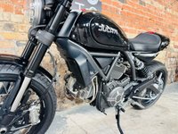 USED 2015 15 DUCATI Scrambler 800 CUSTOM Ferrari Nero Daytona finish