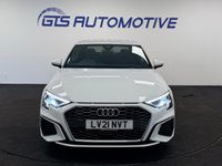 USED 2021 21 AUDI A3 SALOON 1.5 TFSI 35 S-LINE 150 BHP + SAT NAV + LEATHER + APPLE PLAY SIX MONTH WARRANTY APRIL 2027 MOT