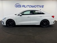 USED 2021 21 AUDI A3 SALOON 1.5 TFSI 35 S-LINE 150 BHP + SAT NAV + LEATHER + APPLE PLAY SIX MONTH WARRANTY APRIL 2027 MOT