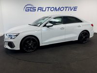 USED 2021 21 AUDI A3 SALOON 1.5 TFSI 35 S-LINE 150 BHP + SAT NAV + LEATHER + APPLE PLAY SIX MONTH WARRANTY APRIL 2027 MOT