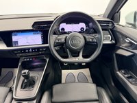 USED 2021 21 AUDI A3 SALOON 1.5 TFSI 35 S-LINE 150 BHP + SAT NAV + LEATHER + APPLE PLAY SIX MONTH WARRANTY APRIL 2027 MOT
