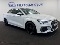 USED 2021 21 AUDI A3 SALOON 1.5 TFSI 35 S-LINE 150 BHP + SAT NAV + LEATHER + APPLE PLAY SIX MONTH WARRANTY APRIL 2027 MOT