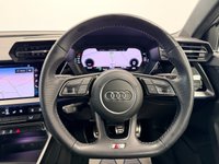 USED 2021 21 AUDI A3 SALOON 1.5 TFSI 35 S-LINE 150 BHP + SAT NAV + LEATHER + APPLE PLAY SIX MONTH WARRANTY APRIL 2027 MOT