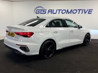 USED 2021 21 AUDI A3 SALOON 1.5 TFSI 35 S-LINE 150 BHP + SAT NAV + LEATHER + APPLE PLAY SIX MONTH WARRANTY APRIL 2027 MOT