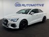 USED 2021 21 AUDI A3 SALOON 1.5 TFSI 35 S-LINE 150 BHP + SAT NAV + LEATHER + APPLE PLAY SIX MONTH WARRANTY APRIL 2027 MOT