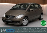 USED 2009 09 MERCEDES-BENZ A CLASS 1.5 A160 BlueEfficiency Classic SE Hatchback 5dr Petrol Manual (139 g/km, 95 bhp) 14 SERVICES | ULEZ | PETROL
