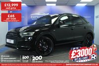 USED 2018 68 AUDI Q3 2.0 TDI S line Edition SUV 5dr Diesel Manual Euro 6 (s/s) (150 ps) STUNNING BLACK EDITION!