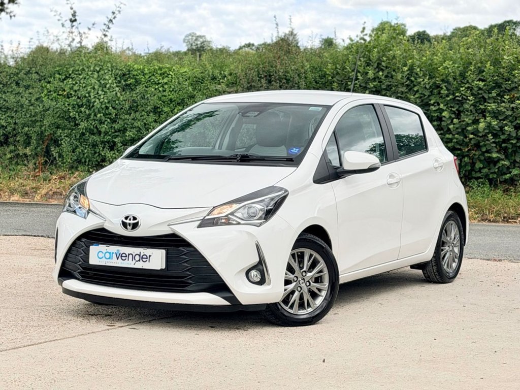 USED 2018 68 TOYOTA YARIS 1.5 VVT-i Icon Hatchback 5dr Petrol CVT Euro 6 (111 ps) 1 Owner|5 Services|Camera|Cruise|