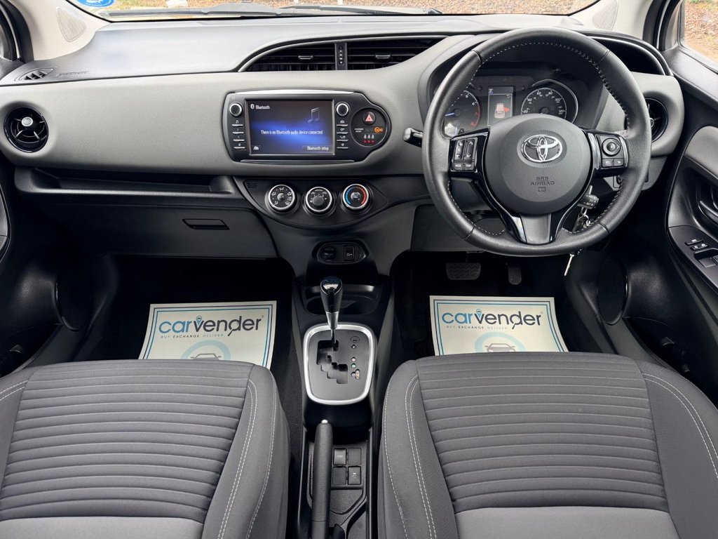 USED 2018 68 TOYOTA YARIS 1.5 VVT-i Icon Hatchback 5dr Petrol CVT Euro 6 (111 ps) 1 Owner|5 Services|Camera|Cruise|