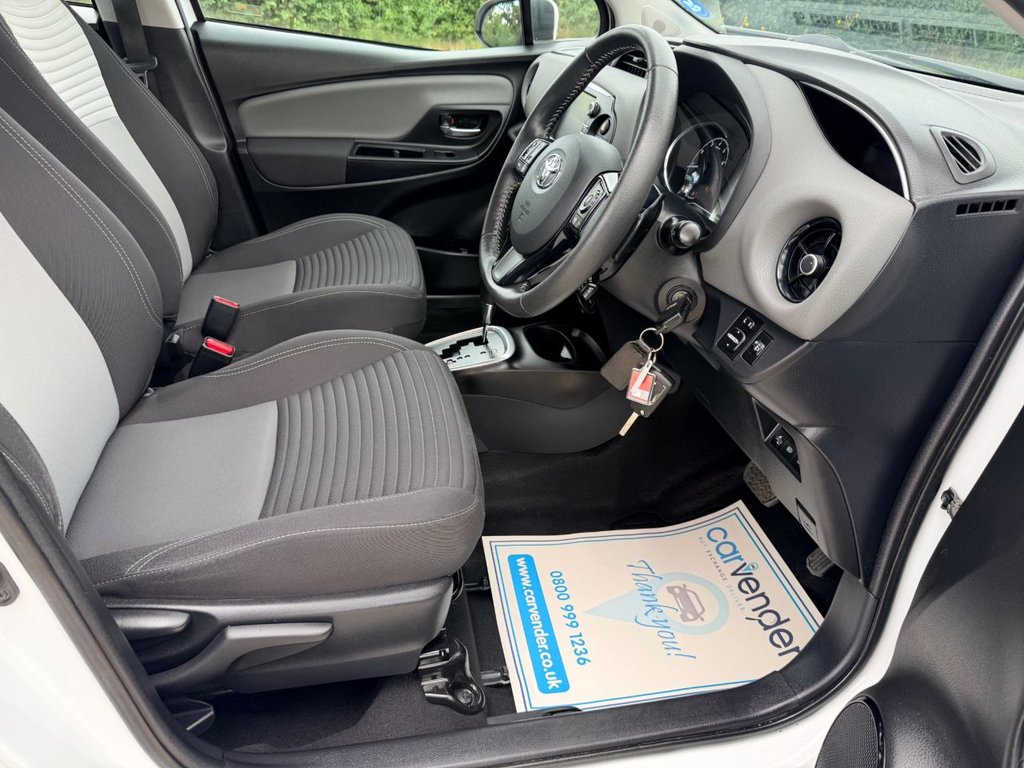 USED 2018 68 TOYOTA YARIS 1.5 VVT-i Icon Hatchback 5dr Petrol CVT Euro 6 (111 ps) 1 Owner|5 Services|Camera|Cruise|
