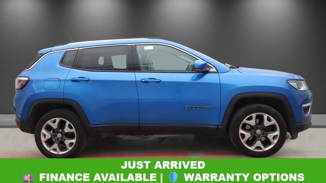 2019 65 JEEP COMPASS 1.4T MultiAirII Limited SUV 5dr Petrol Auto 4WD Euro 6 (s/s) (170 ps) Bluetooth | Central Locking