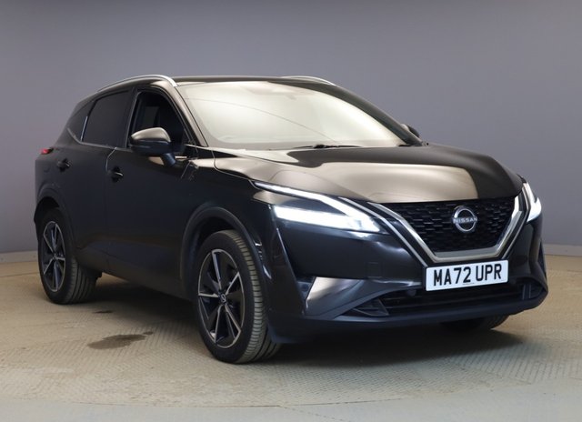 View our Nissan Qashqai 1.3 DIG-T MHEV Tekna SUV 5dr Petrol Hybrid XTRON Euro 6 (s/s) (158 ps) Rear View Camera, Front / Rear Parking Sensors, Glass Roof Pack, Heated Front Seats, Heated Steering Wheel
