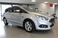 USED 2017 66 FORD S-MAX 2.0 TDCi Titanium MPV 5dr Diesel Manual Euro 6 (s/s) (180 ps) ***GREAT SERVICE HISTORY***TIMING BELT REPLACED***AUTO LIGHTS***FRONT & REAR PARKING AID***7 SEATS***TOUCH SCREEN MEDIA***VOICE CONTROL***AIR CON***APPLE CAR PLAY***AUTO ANDROID***SAT NAV***BLUETOOTH***CRUISE CONTROL***