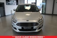 USED 2017 66 FORD S-MAX 2.0 TDCi Titanium MPV 5dr Diesel Manual Euro 6 (s/s) (180 ps) ***GREAT SERVICE HISTORY***TIMING BELT REPLACED***AUTO LIGHTS***FRONT & REAR PARKING AID***7 SEATS***TOUCH SCREEN MEDIA***VOICE CONTROL***AIR CON***APPLE CAR PLAY***AUTO ANDROID***SAT NAV***BLUETOOTH***CRUISE CONTROL***