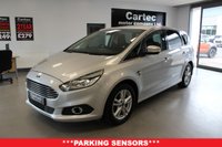 USED 2017 66 FORD S-MAX 2.0 TDCi Titanium MPV 5dr Diesel Manual Euro 6 (s/s) (180 ps) ***GREAT SERVICE HISTORY***TIMING BELT REPLACED***AUTO LIGHTS***FRONT & REAR PARKING AID***7 SEATS***TOUCH SCREEN MEDIA***VOICE CONTROL***AIR CON***APPLE CAR PLAY***AUTO ANDROID***SAT NAV***BLUETOOTH***CRUISE CONTROL***