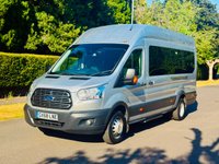 USED 2018 68 FORD TRANSIT 2.2 TDCi 460 HDT Trend Minibus 5dr Diesel Manual L4 H3 (17 Seats) (196 g/km, 123 bhp) NO VAT TO ADD ON TOP, 17 SEATER, FSH.