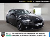 USED 2018 68 BMW 1 SERIES 1.5 118i M Sport Shadow Edition Hatchback 5dr Petrol Manual Euro 6 (s/s) (136 ps) HISTORY+HEATED LEATHER+SAT NAV