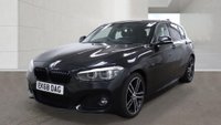 USED 2018 68 BMW 1 SERIES 1.5 118i M Sport Shadow Edition Hatchback 5dr Petrol Manual Euro 6 (s/s) (136 ps) HISTORY+HEATED LEATHER+SAT NAV