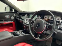 USED 2017 53 ROLLS-ROYCE GHOST 6.6 V12 Saloon 4dr Petrol Auto Euro 6 (563 bhp) Finished In Black, This Rolls Royce Ghost Comes With A Panorama Sunroof, Full Service History, Rear Seat Entertainment With Dual Spirirt Of Ecstasy Rotary Controller, Steering Wheel In Dark Spice, Active Air Suspension, Dynamic LED Headlights, Heads Up Display, 22" Hawk Alloy Wheels With Floating RR Emblem, Reverse And 360 Degree Cameras, Dark Chrome Spirit Of Ecstasy, 4 Zone Climate Control, Front And Rear Heated And Memory Seats, Two Tone Leather In Consort Red/Black.