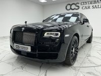 USED 2017 53 ROLLS-ROYCE GHOST 6.6 V12 Saloon 4dr Petrol Auto Euro 6 (563 bhp) Finished In Black, This Rolls Royce Ghost Comes With A Panorama Sunroof, Full Service History, Rear Seat Entertainment With Dual Spirirt Of Ecstasy Rotary Controller, Steering Wheel In Dark Spice, Active Air Suspension, Dynamic LED Headlights, Heads Up Display, 22" Hawk Alloy Wheels With Floating RR Emblem, Reverse And 360 Degree Cameras, Dark Chrome Spirit Of Ecstasy, 4 Zone Climate Control, Front And Rear Heated And Memory Seats, Two Tone Leather In Consort Red/Black.