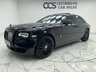 USED 2017 53 ROLLS-ROYCE GHOST 6.6 V12 Saloon 4dr Petrol Auto Euro 6 (563 bhp) Finished In Black, This Rolls Royce Ghost Comes With A Panorama Sunroof, Full Service History, Rear Seat Entertainment With Dual Spirirt Of Ecstasy Rotary Controller, Steering Wheel In Dark Spice, Active Air Suspension, Dynamic LED Headlights, Heads Up Display, 22" Hawk Alloy Wheels With Floating RR Emblem, Reverse And 360 Degree Cameras, Dark Chrome Spirit Of Ecstasy, 4 Zone Climate Control, Front And Rear Heated And Memory Seats, Two Tone Leather In Consort Red/Black.