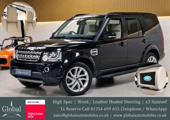 2015 LAND ROVER DISCOVERY 4 3.0 SD V6 HSE Luxury SUV 5dr Diesel Auto 4WD Euro 5 (s/s) (255 bhp) &pound;18250.00